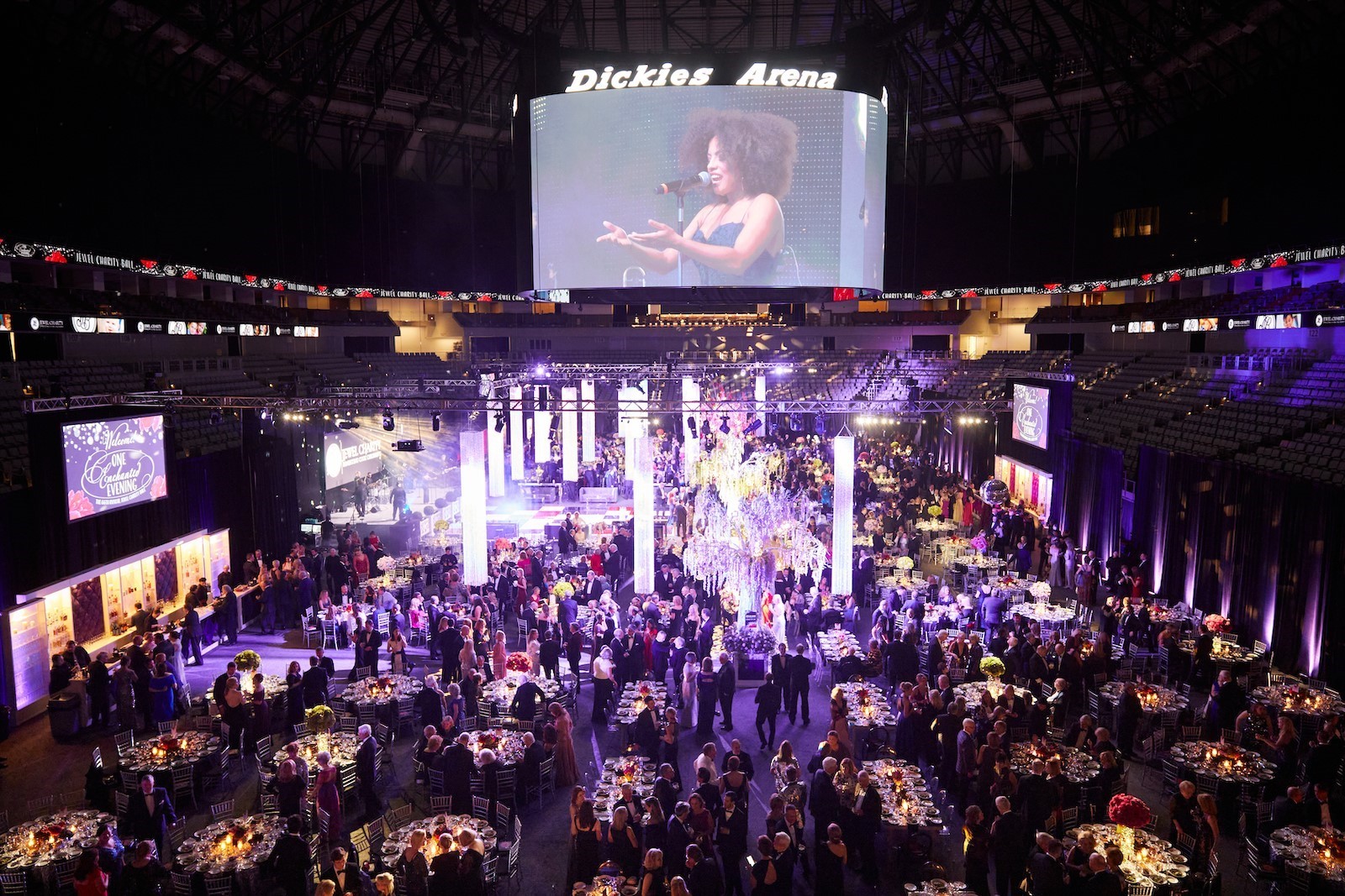 Jewel Charity Ball Transforms Fort Worth’s Dickies Arena Into a Floral Wonderland