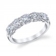 Bachendorf's Platinum Five Stone Diamond Band