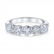 Bachendorf's Platinum Five Stone Diamond Band