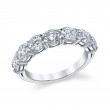 Bachendorf's Platinum Seven Stone Diamond Band Ring