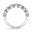 Bachendorf's Platinum Seven Stone Diamond Band Ring
