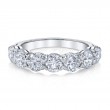 Bachendorf's Platinum Seven Stone Diamond Band Ring