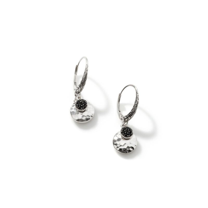 Infinity Stud Earrings with Diamond Dots. Sterling Silver with 18K gold or  rhodium plate