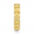 Norman Silverman 18K Yellow Gold Radiant Cut Yellow Diamond Eternity Band