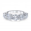 Bachendorf's Platinum Five Stone Diamond Band