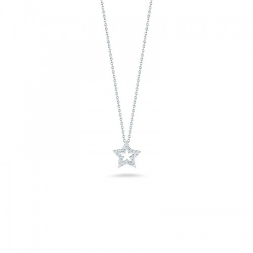 Roberto Coin 18Kt Gold Star Pendant With Diamonds