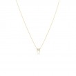 Roberto Coin 18K Yellow Gold Tiny Treasure Letter M Initial Necklace