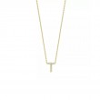 Roberto Coin 18K Yellow Gold Tiny Treasure Letter T Initial Necklace
