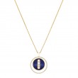 Messika 18K Yellow Gold Lucky Move Round Pendant Necklace