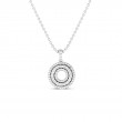 Roberto Coin 18K White Gold Diamond Circle Necklace