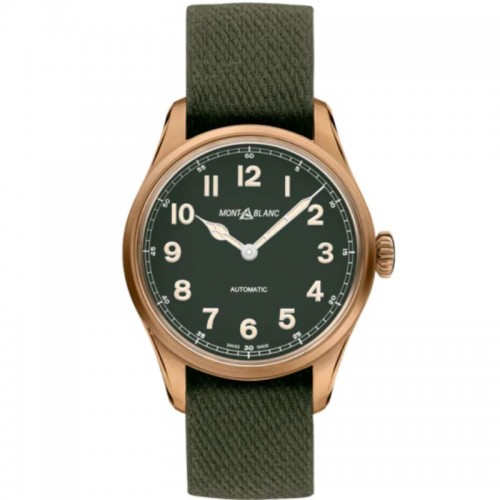 Mont Blanc 1858 Automatic 40mm Green Dial Men's Watch