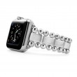 Lagos Stainless Steel Smart Caviar Watch Bracelet With Double Button Wide Clasp