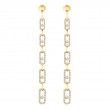 Messika 18K Yellow Gold Move Link Link Drop Earrings
