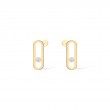 Messika Move Uno Oval Stud Earrings
