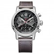 Chopard Mille Miglia steel 46mm black dial with black subdials on leather strap