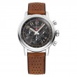 Chopard Mille Miglia Classic Chronograph Raticosa steel 42mm black dial on leather strap with steel tang buckle