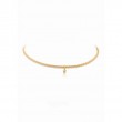 Wellendorff 18k yellow gold Rope silky necklace with a diamond weighing 0.01 carat total weight