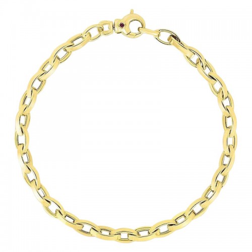 Roberto Coin 18K yellow gold link chain bracelet