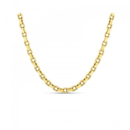 Roberto Coin 18K Yellow Gold Designer Gold Square Link Chain