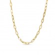 Roberto Coin 18K Yellow Gold Designer Gold Classic Oro Paper Clip Link Necklace