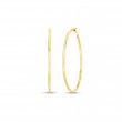 Roberto Coin 18 Karat Yellow Gold Perfect Gold Hoop Earrings