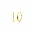 Roberto Coin 18K Gold LG Contoured Hoop Earring