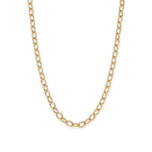 Roberto Coin 18K Gold Oval Link Charm Necklace