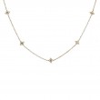 Roberto Coin 18K Yellow Gold Love By The Inch Diamond Flower Necklace