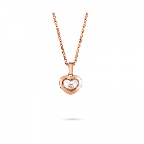 Chopard Happy Diamonds 18k rose gold pendant