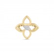 Roberto Coin 18K Yellow And White Rhodium Plated Gold Cialoma Small Diamond Flower Ring
