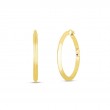 Roberto Coin 18K yellow gold Oro Classic hoop earrings