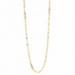 Roberto Coin 18K Yellow And White Rhodium Plated Gold Designer Gold Link Chain