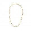 Roberto Coin 18K Yellow Gold Alternating Oval Link Chain Necklace