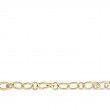 Roberto Coin 18K yellow gold Designer Gold oval and round link bracelet, 7.5