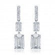 Bachendorf's Platinum Diamond Earrings