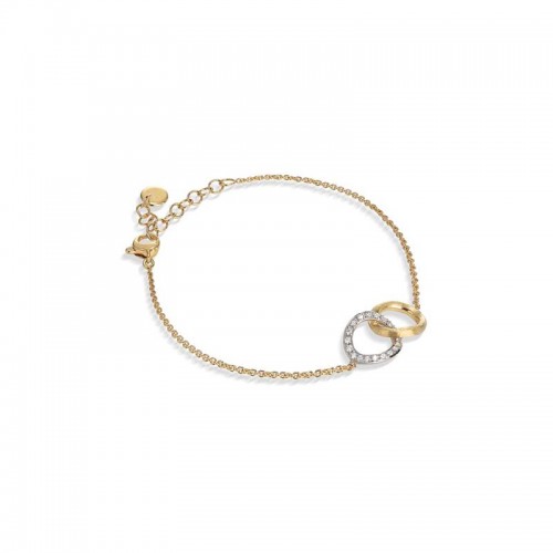 Marco Bicego Delicati Gold & Diamond Round Link Bracelet