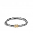 Classic Chain Silver and 18K Gold Small Bracelet