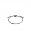 Classic Chain Pull Through Bracelet in Silver