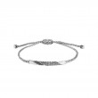 Classic Chain Twisted Hammered 2.5mm Mini Chain Pull Through Bracelet
