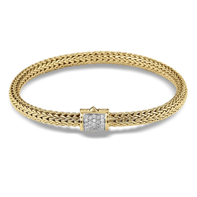 18K Yellow Gold Classic Chain Extra-Small Chain Bracelet