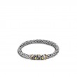 Sterling Silver And 18K Bonded Yellow Gold Legends Naga Small Bracelet