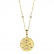 Penny Preville 18K Yellow Gold Galaxy Medallion Pendant
