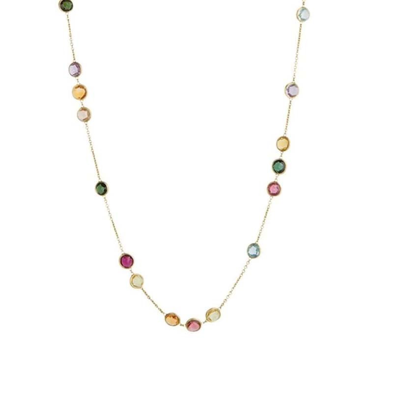 Marco Bicego 18K Yellow Gold Jaipur Color Small Bead Long Necklace