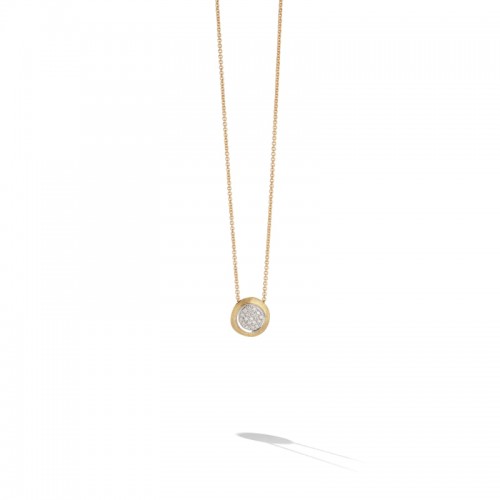 Marco Bicego® Jaipur Collection 18K Yellow and White Gold Diamond Bead Pendant