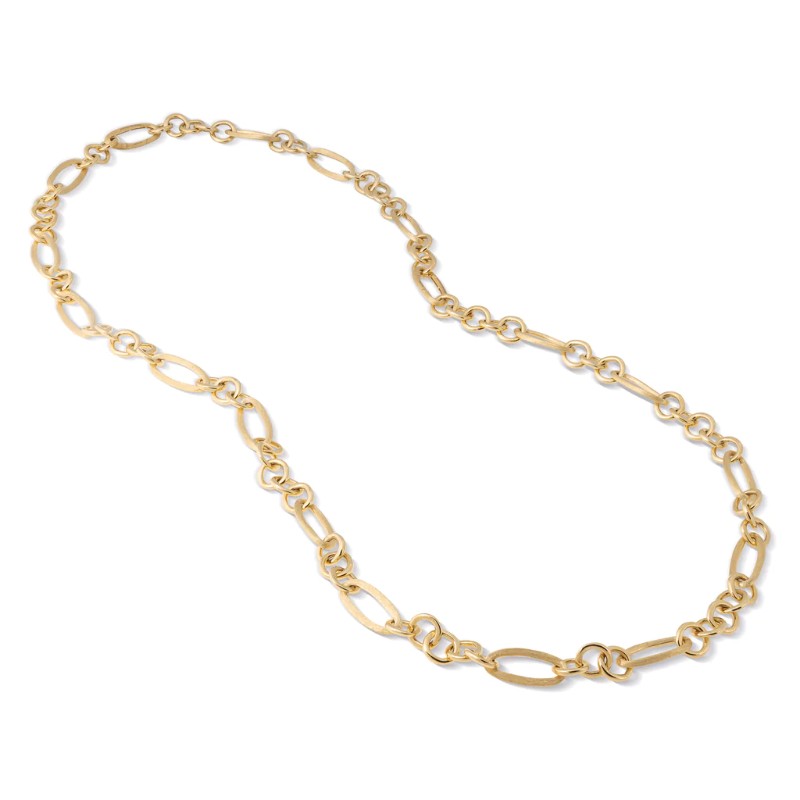 Marco Bicego® Jaipur Link Collection 18K Yellow Gold Mixed Link Long Convertible Necklace