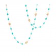 Marco Bicego Siviglia Turquoise Long Station Necklace