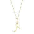 Penny Preville 18K Yellow Gold 16Mm Initial A Pendant