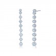 Kwiat Starry Night Linear Diamond Earrings