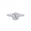 Forevermark Platinum Center Of My Universe Floral Diamond Halo Ring