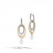 Palu Pearl Drop Link Transformable Earrings